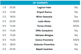 Questo blog è nato nel 2007, ed ogni giorno propone i pronostici sulle principali partite di calcio di oggi e domani. Serie A Le Partite Di Oggi Come Vederle In Diretta Su Sky E Dazn