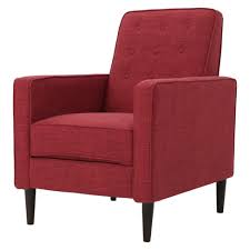 Clean and sleek lines with smooth finishing's. Mervynn Mid Century Recliner Modern Red Christopher Knight Home Target