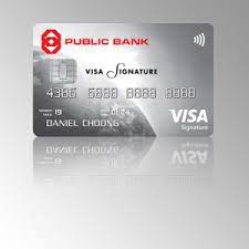 Download the newest version of microsoft internet explorer. Public Bank Berhad Pb Visa Signature Credit Card