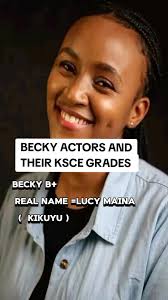Becky actors and their ksce grades #becky #beckycitizentoday