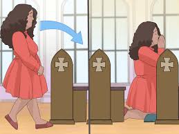 Here the proposal is to leave the hair a little below the shoulders very natural slightly wavy and create a very subtle half ponytail that intertwines. How To Take Communion In The Catholic Church 10 Steps