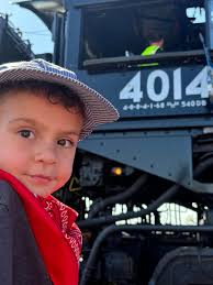 Ed Dickens and my wife Carol Burrill, August 24, 2008, Denver Union Station.