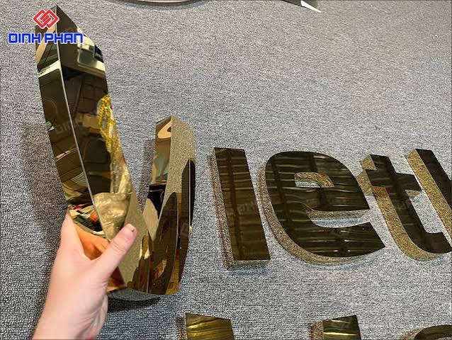 Chữ nổi inox