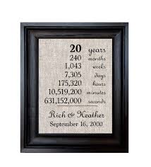Shop for the perfect 20 year anniversary gift from our wide selection of designs, or create your own personalized gifts. Amazon Com 20th Anniversary Gift For Parents 20th Anniversary Gift For Mom And Dad 20 Year Anniversary Gift For Husband Milestone Anniversary Gift Handmade