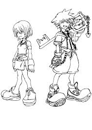 This sheet is a great one for your child to color for grandma and grandpa or even your spouse. Kingdom Hearts Coloring Pages Books 100 Free And Printable