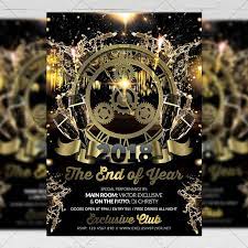 Download new year free club and party flyer psd template. The End Of Year Night Seasonal A5 Flyer Template Exclsiveflyer Free And Premium Psd Templates
