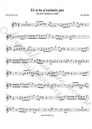 скачать бесплатно песню Joe Dassin если б небыло тебя Noty Et Si Tu N Existais Pas Esli B Nebylo Tebya Joe Dassin Dzho Dassen