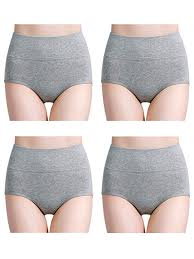 Grab cotton panty for ladies @ attractive offers. Lelinta Lelinta Womens Cotton Underwear High Waist Full Coverage Brief Panty 4 Pack Walmart Com Walmart Com