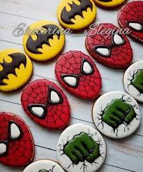 Cookies For Boys Superhero Cookies Birthday Cookies Gingerbread Cookies Decorated
