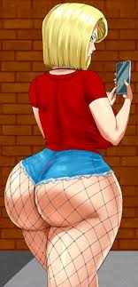 Blonde with a big ass in cropped jean shorts | Hentai Pins