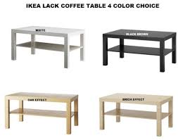 Leather coffee table brown to black. Ikea Lack Coffee Table Measurements Novocom Top