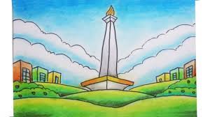 Maybe you would like to learn more about one of these? Cara Menggambar Tugu Monas Youtube