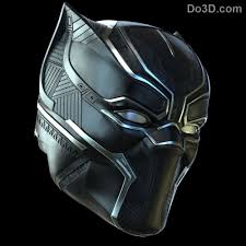 Version 1 Old Version 3d Printable Model Black Panther Helmet Necklace And Claws From Captain Ameri Black Panther Helmet Black Panther Marvel Black Panther