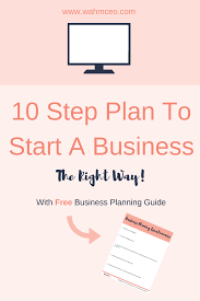 How To Start A Business The Right Way Wahmceo Starting A Business Starting A Catering Business Business Planning