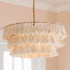 Justina Fela Tassel Chandelier Boho Dekoru Dekorasyon Dekor