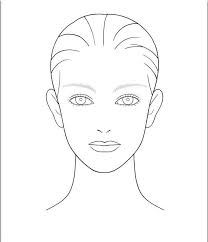 free face outline template download free clip art free