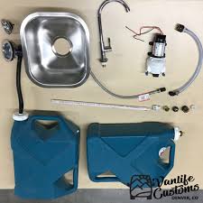 Vanlife Customs 101 Camper Van Diy Sink And Water System Camper Van Kitchen Camper Van Mini Van