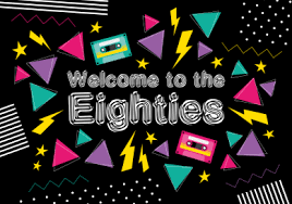 Coole Einladung Zum Geburtstag In Schwarz Buntem 80er Jahre Look Fur Die Eighties Motto Par Einladung Geburtstag Einladung 40 Geburtstag Achtziger Jahre Party
