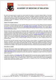 The academy's mandate includes all medical specialties. Fahmi Fadzil Istandwithpalestine On Twitter Academy Of Medicine Of Malaysia Calls On The Government To 1 Explain The Science 2 Share The Data 3 Lift The Cmco These Are Your Distinguished Colleagues