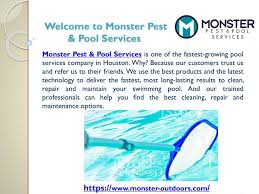 Pest control near houston tx: Ppt Monster Outdoorsa Pest Control Pool Cleaning Repair And Renovation Services Provider In Houston Tx Powerpoint Presentation Id 7994775