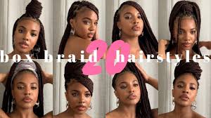 Plus, these are all great braids for kids. 20 Ways To Style Box Braids Kashia Jabre Youtube