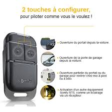 Ma telecommande nina timer io ne foctionnant plus j'ai suivi les consignes de remise à l'état usine. Keypop 2 Rts Telecommande De Portail De Porte De Garage La Boutique Somfy