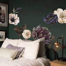 Neukids FABRIC Groß Vintage Blumen Wandtattoo, Wandtattoo Blumen Eden  Pflanzen, Pfingstrose Wandaufkleber Schlafzimmer Wohnzimmer Flur Sofa  Hintergrund Wanddeko Selbstklebend : Amazon.de: Baby