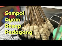 Sempol adalah semacam gorengan yang terbuat dari tepung tapioka. Resep Sempol Ayam Cara Membuat Sempolan Ayam Resep Pedagang Youtube