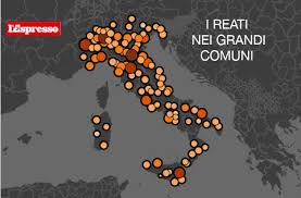 Risultati immagini per reati in diminuzione statistiche