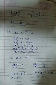 Y=2 2−x 2 −1 , тогда неравенство примет вид Solve The Following For X 3 3x 1 2x 3 2 2x 3 3x 1 5 Brainly In