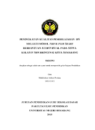 Tentukan jarak antara titik t dan o! Peningkatan Kualitas Pembelajaran Ips Melalui Model Think Pair Share Berbantuan Audiovisual Pada Siswa Kelas Iv Sdn Bringin 02 Kota Semarang