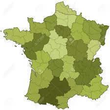 Carte de l'ensoleillement de la france. Carte De La France Silhouette Avec Les Regions Et Les Departements Tous Les Objets Sont Independants Et Entierement Modifiable Source De La Carte Http Www Lib Utexas Edu Maps Europe France Admin91 Jpg Clip Art Libres De Droits Vecteurs Et