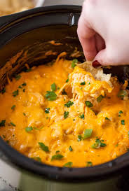In a large bowl, mix shredded chicken, celery and cheese. Buffalo Chicken Dip Crockpot Recipe The Chunky Chef