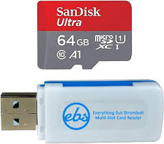 Sandisk 64Gb Sdxc Micro Ultra Memory Card Works With Samsung Galaxy A10, A20,  A70 Cell Phone Class 10 (Sdsquar-064G-Gn6Mn) Bundle With (1) Everything But  Stromboli Microsd And Sd Card Reader : Amazon.Ca:
