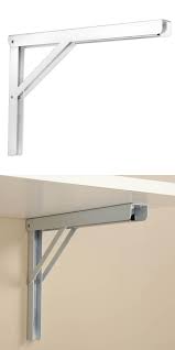 Braces And Brackets 45816 16 In Heavy Duty Folding Shelf Bracket In White Buy It Now Only 36 59 On Ebay Arsitektur Ide Meja