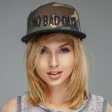 NO BAD DAYS® Raised Camo Mesh Trucker Hat Flat Bill Cap