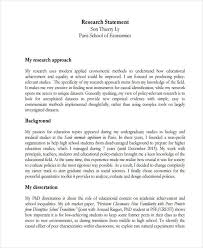 What is the procedure for writing a position paper based on a policy document to be published in a journal? Free 22 Research Statement Examples In Pdf Doc Examples