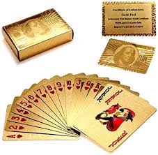 Fill playing card template, edit online. Amazon Com Luxurious 24k Gold Plated Playing Cards Make Your Magic Tricks More Fun Creative For Family Friends Without Box Toys Games