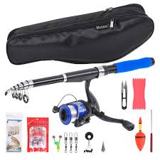 Maybe you would like to learn more about one of these? Lixada Fishing Rod Reel Set Telescopic Spinning Rod Reel Combo Kit With Fishing Rod Fishing Reel Fishing Lures Hooks Bag Necessary Fishing Accessories Buy Online In Bulgaria At Bulgaria Desertcart Com Productid 87766516