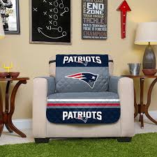 New England Patriots Quilted Chair Cover Chair Cover Patriots Furniture Protectors