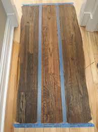 Choosing hardwood floor stains + gorgeous floor inspiration. Staining Floors Jacobean Ebony Mix Home With Keki