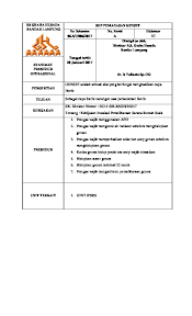 Sop pengoperasian dan pemeliharaan genset. 006 Sop Pemanasan Genset Pdfcoffee Com