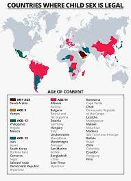 Massachusetts has the lowest minimum marriage age with parental consent of 14 years old for boys and 12 years old for girls. Revealed Shocking List Of Countries Where Child Sex Is Legal Daily Star