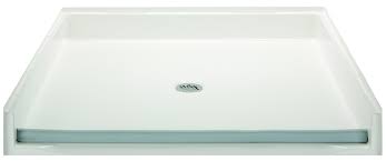 You cannot install a sliding door track onto the shower base, as drilling down into the pan would void the warranty. Barrier Free Shower Pans Handicap Accessible Shower Pan Handicap Shower Pan