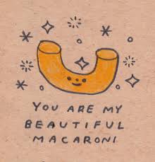 You Are My Beautiful Macaroni Cute Art Sketch Book Words