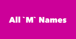 Over 9 billion records · get started in minutes Last Names Surnames Starting With M