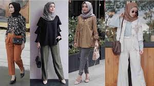 19 model baju muslim terbaru 2019 untuk lebaran harian. Style Pakaian Berhijab Simple Sesuai Dengan Bentuk Tubuh Wanita
