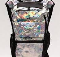 GenZ RaveRunner Hydration Pack Festival, Rave, Running, Hiking Holographic  - New | eBay
