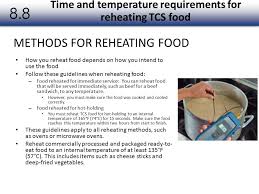 Reheating food may not make it safe. The Flow Of Food Preparation Ppt Video Online Download