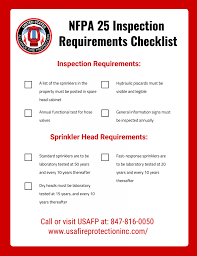 For example the annual inspection form includes all the inspection requirements for weekly, monthly, 5 Year Fire Sprinkler Inspection Form